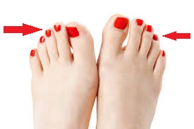 toes